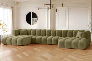 Kaiser Möbel Ecksofa U-form Sofa Grand
