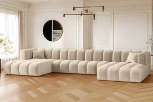 Kaiser Möbel Ecksofa U-form Sofa Grand