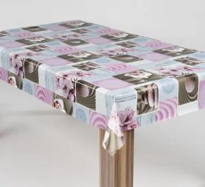 laro Tischdecke laro Wachstuch-Tischdecke Wachstischdecke Orchidee