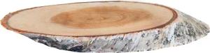 iWerk Bastelnaturmaterial Birkenholzscheiben oval 100% Natur
