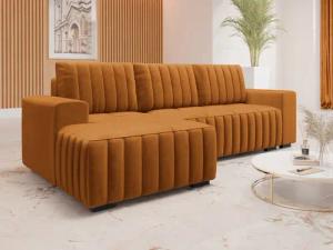 MIRJAN24 Ecksofa Hugo, mit Bettkasten und