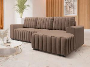 MIRJAN24 Ecksofa Hugo, mit Bettkasten und