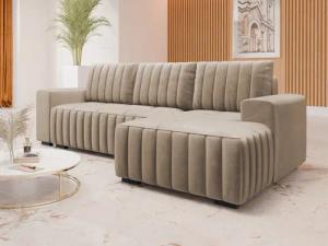 MIRJAN24 Ecksofa Hugo, mit Bettkasten und