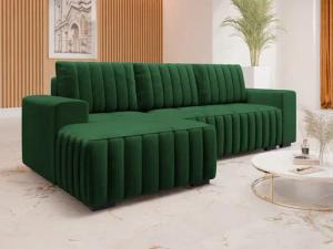 MIRJAN24 Ecksofa Hugo, mit Bettkasten und