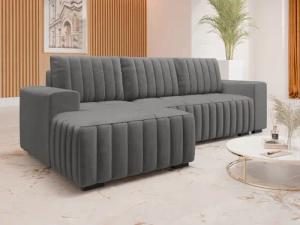 MIRJAN24 Ecksofa Hugo, mit Bettkasten und