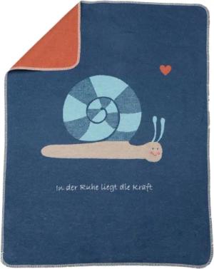 Babydecke Juwel mit Stick 'Schnecke' 70