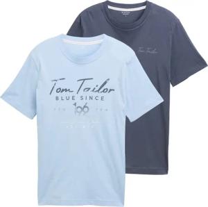 TOM TAILOR Print-Shirt (2-tlg) mit Logo-Print