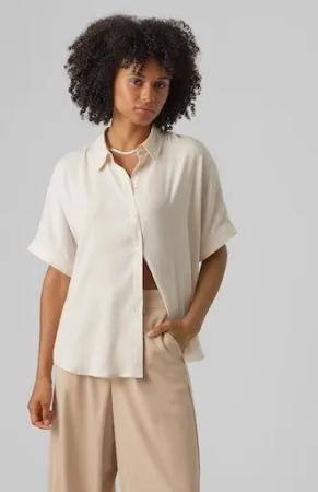 Vero Moda Kurzarmbluse VMKATRINE S/S OVERSIZED