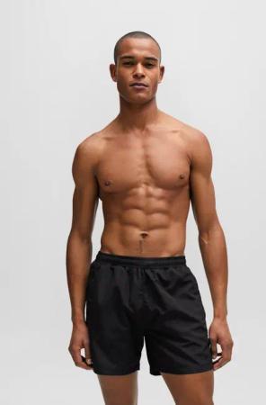 BOSS Badeshorts Dolphin mit seitlichem Kontraststreifen