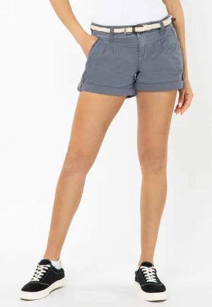 Eight2Nine Chinoshorts Shorts mit Flechtgürtel Sommerhose,