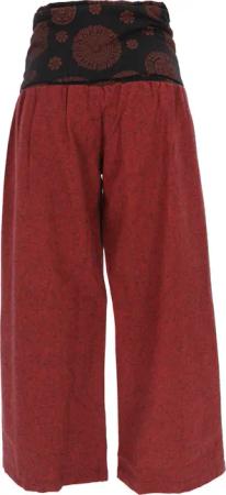 Guru-Shop Relaxhose Weite Marlenehose, Wellnesshose, Yogahose,