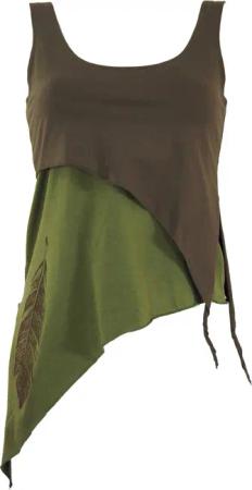 Guru-Shop T-Shirt Festival Elfen Top aus