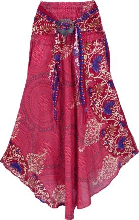 Guru-Shop Minirock Boho Sommerrock, Maxirock Hippie