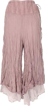 Guru-Shop Relaxhose Bequeme Palazzohose, Marlenehose im