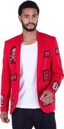 Denim Distriqt Jerseysakko Herren Sakko mit