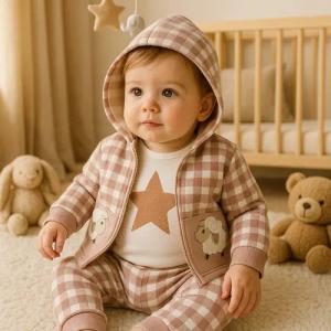 Lorey Medtec Neugeborenen-Geschenkset Jungen Outfit, 3-teilig,