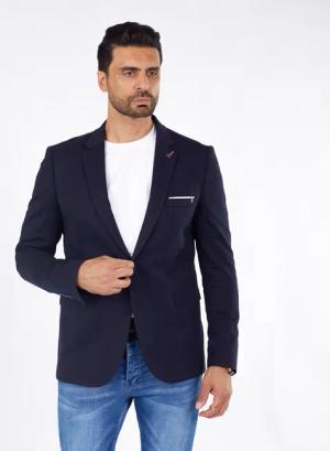 Denim Distriqt Jerseysakko Sportlich Jersey Sakko
