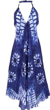 Guru-Shop Midikleid Boho Sommerkleid, Maxikleid mit