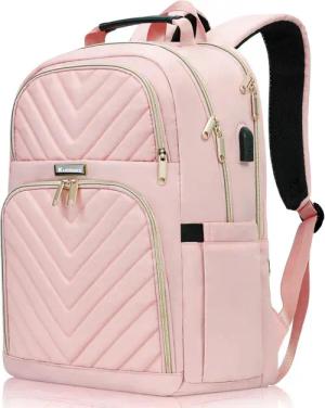 LuxusKollektion Schulrucksack Rucksack Damen 15.6 Zoll