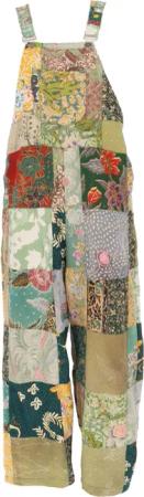 Guru-Shop Relaxhose Patchwork, upcyceling Latzhose, Unisex