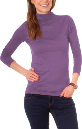 Muse Rollkragenshirt Basic Rollkragenshirt Langarm 3315
