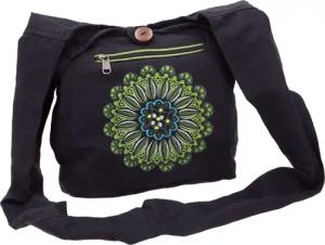 Guru-Shop Schultertasche Kleiner Schulterbeutel mit Mandala,