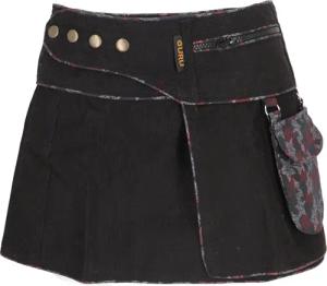 Guru-Shop Minirock Wickelrock, Cord Minirock, Cacheur,