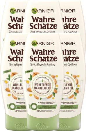 GARNIER Haarspülung Wahre Schätze Wohltuende Mandelmilch