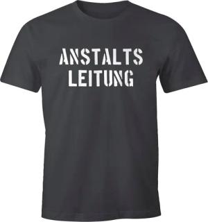MoonWorks Print-Shirt Anstaltsleitung Herren T-Shirt Fun-Shirt
