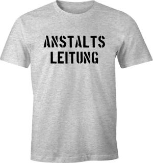 MoonWorks Print-Shirt Anstaltsleitung Herren T-Shirt Fun-Shirt