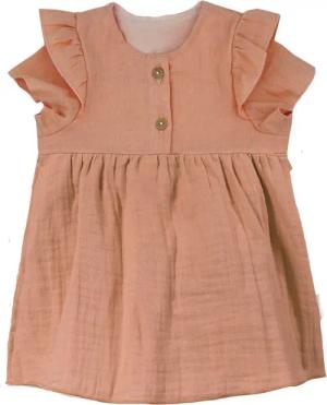 MAXIMO Sommerkleid GOTS BABY GIRL-Kleid, Kurzarm