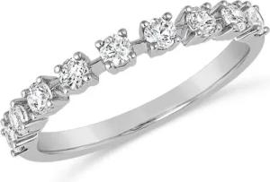 Weißgold oder Platin Ring mit Diamanten für Damen