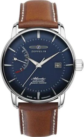 Zeppelin 8462-3 Atlantic Automatik Powerreserve Herrenuhr 43mm 5ATM