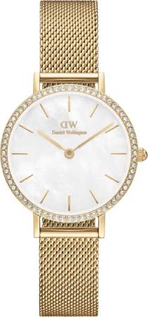Daniel Wellington DW00100662 Damenuhr Petite Lumine Bezel Evergold 28mm 3ATM