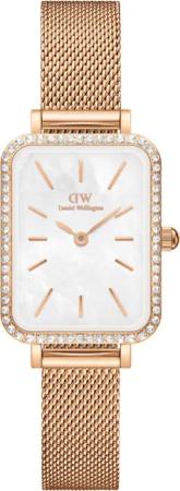 Daniel Wellington DW00100674 Damenuhr Quadro Lumine Bezel Melrose 26mm 3ATM
