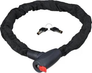 relaxdays Kettenschloss SECURE 100cm