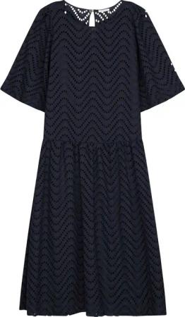 seidensticker Midikleid Kleid mit Lochmuster