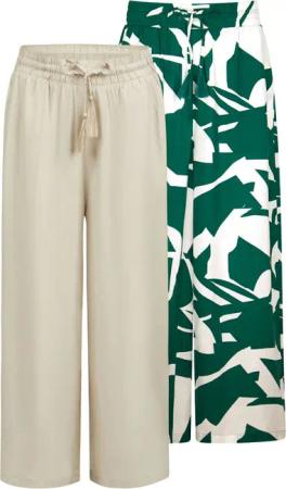 DENIMFY Chinohose Damen Palazzo Hose DFKate