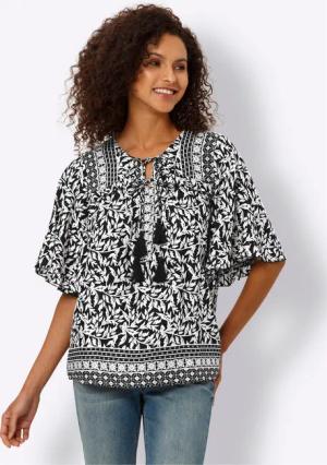 heine Klassische Bluse Druckbluse