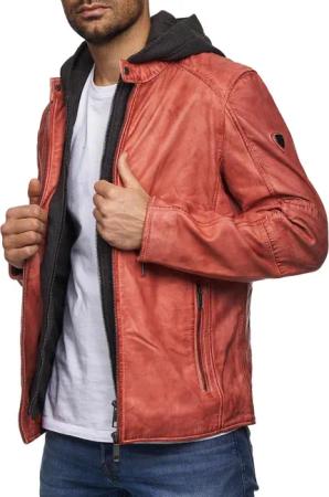 Tazzio Lederjacke 19710 Biker-Look im Two-in-One