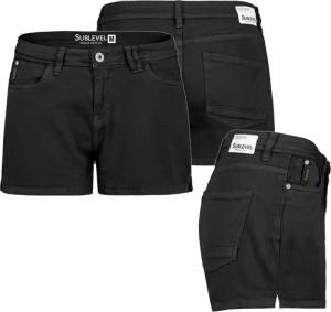 SUBLEVEL Bermudas Damen Jeans Shorts Bermuda