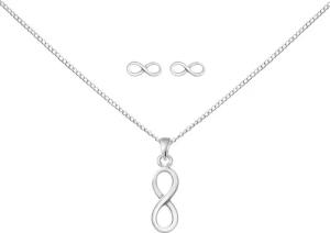 ALEXANDER YORK Schmuckset INFINITY UNENDLICHKEITSZEICHEN, 4-tlg.