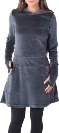 PUREWONDER Samtkleid Kleid aus Samt mit