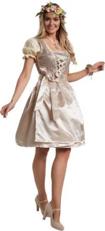 dressforfun Dirndl Frauenkostüm Mini-Dirndl Burgau Modell