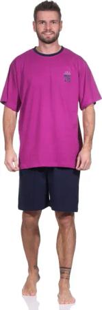 Moonline Shorty Kurzer Herren Schlafanzug Pyjama