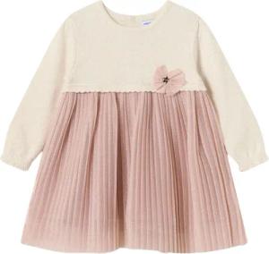 Mayoral Strickkleid mit Glitzereffekt & Plisseerock