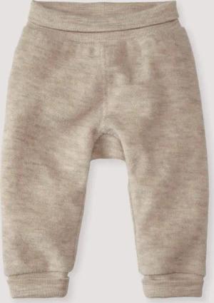 hessnatur Baby Wollfrottee Hose aus Bio-Merinowolle - beige - Größe 98/104