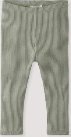 hessnatur Baby Hose aus Bio-Baumwolle mit Bio-Merinowolle - grün - Größe 74/80