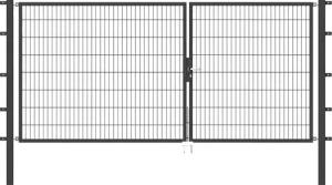 Alberts Zaundoppeltür "Flexo", 350 cm Breite, in versch. Höhen