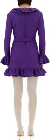 Valentino Garavani - Crepe Couture Short Dress - Größe 40 - lila